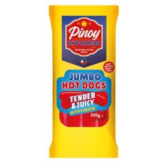 Jumbo Hot dogs Cheese 320 g - Pinoy Kitchen
