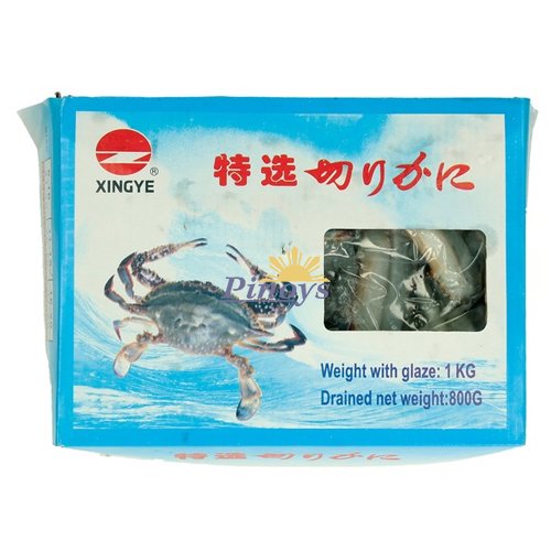 Mražený modrý krab, půlený 11/15 1 kg - Mooijer