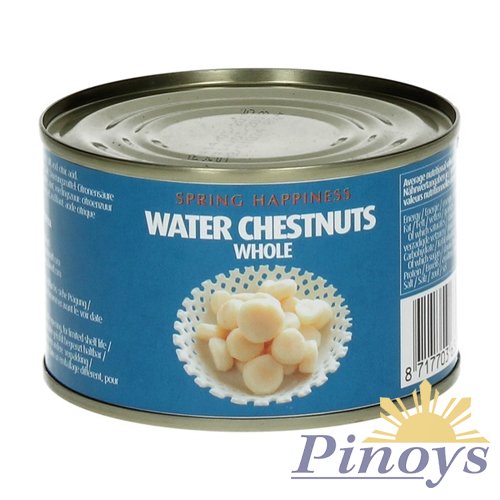Water Chestnuts in a can, whole 227 g - Spring Happiness