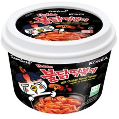 Rýžové koláčky s příchutí pikantního kuřete Buldak, Tteokbokki 185 g - Samyang