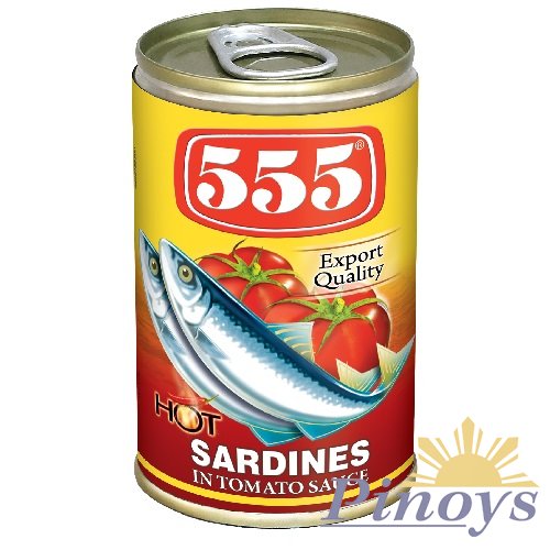 Sardines in Chili tomato sauce 155 g - 555