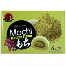Rýžové koláčky Mochi s Matchou 210 g - Kaoriya