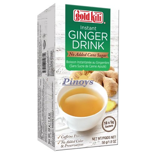 Pure Instant Ginger Tea (10x5g) 50 g - Gold Kili