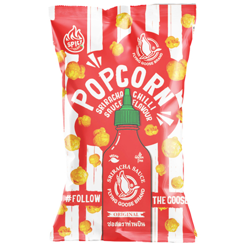 Sriracha Chili Popcorn 80 g - Flying Goose