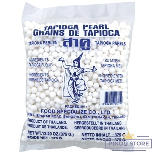 Tapioca pearls white, large 375 g - Thai dancer