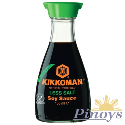 Less Salt Soy Sauce, Naturally Brewed 150 ml - Kikkoman