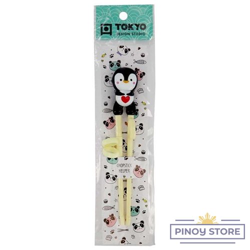 Dětské začátečnické hůlky tučňák (18 cm) - Tokyo Design