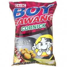 Kukuříčný snack s příchutí bbq Boy Bawang 100 g - KSK Food