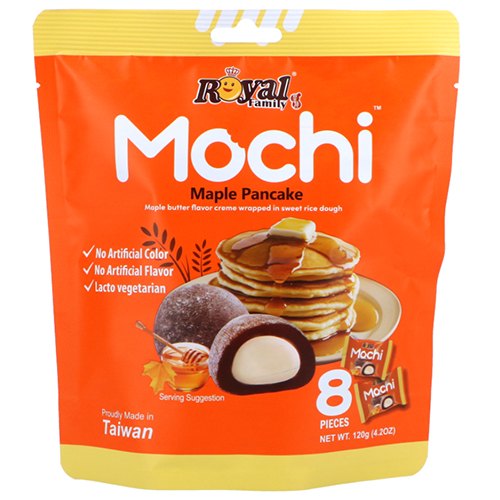 Mochi s příchutí palačinek s javorovým sirupem 120 g - Royal Family