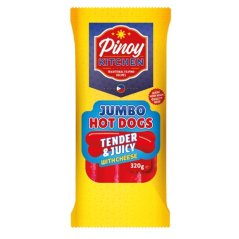 Jumbo Hot dogs Cheese 320 g - Pinoy Kitchen