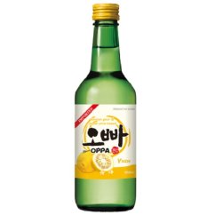 Soju Korean alcoholic drink Yuzu flavour 360 ml - Oppa