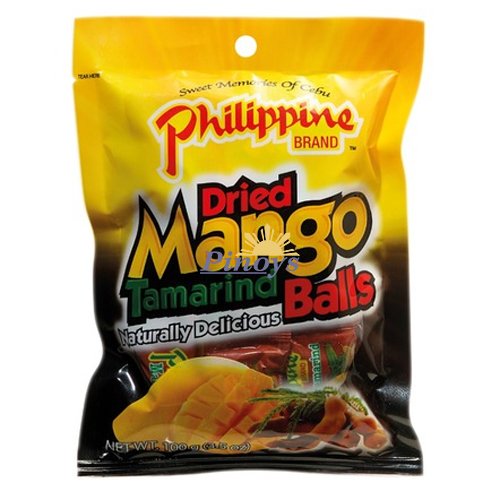 Mango & Tamarind Balls Candy 100 g - Philippine brand :: Pinoys.eu