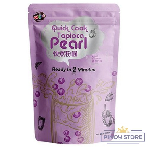 Quick Cook Tapioca Pearls with Taro flavour 250 g - Wejee