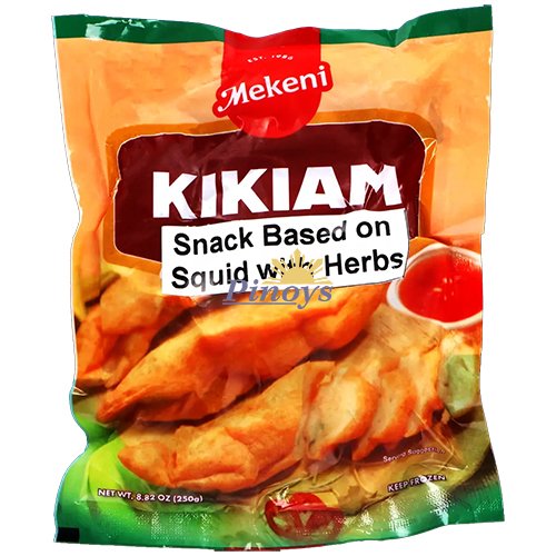 Filipínský pokrm Kikiam s olihní 250 g - Mekeni