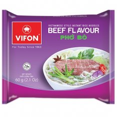 Instant Pho Bo Rice Noodle Soup Beef Flavour 60 g - Vifon