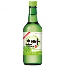 Tradiční korejský alkoholický nápoj Soju s příchutí hroznů 360 ml - Oppa