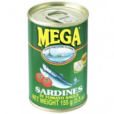 Sardinky v rajčatové omáčce 155 g - Mega