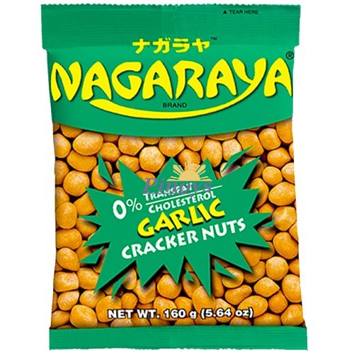 Arašídy v těstíčku s přichutí česneku 160 g - Nagaraya