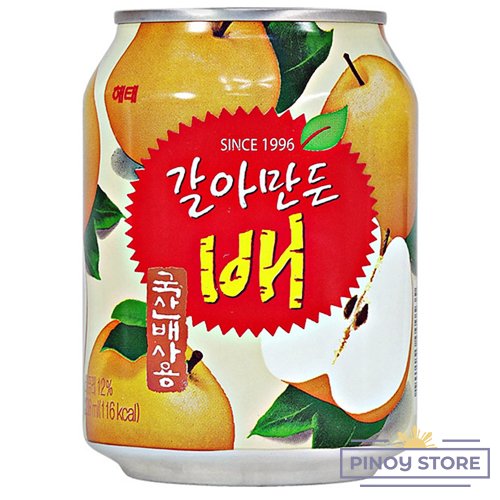 Korean Crushed Pear Juice with Pulp 238 ml - Haitai