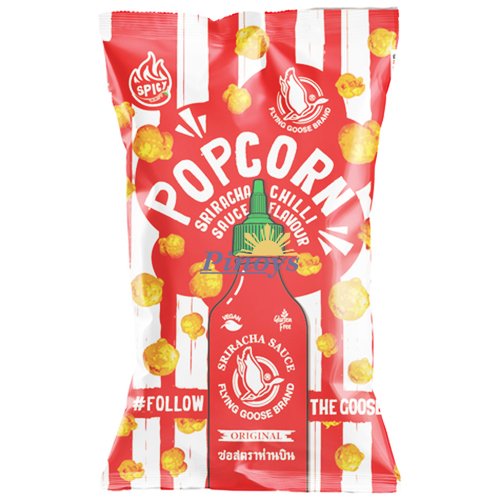 Sriracha Chili Popcorn 80 g - Flying Goose