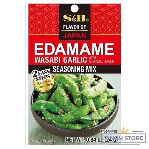 Edamame Seasoning Mix Wasabi & Garlic flavoured 24 g - S & B