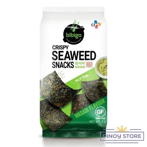 Roasted Seaweed Snack Wasabi flavoured 5 g - Bibigo