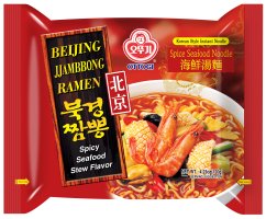 Beijing Jjambbong Spicy Seafood Instant Ramen  120 g - Ottogi