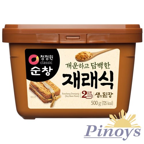 Korean Soybean spice paste, Haechandle Doenjang 500 g - Chung Jung One