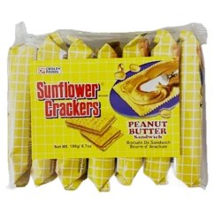 Krekry s arašídovým máslem Sunflower 189 g - Croley Foods