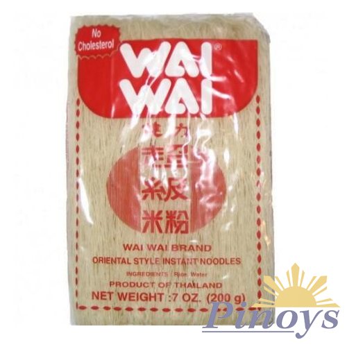 Rýžové vlasové nudle 200 g - Wai Wai