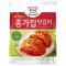 Fresh Korean Mat Kimchi, sliced 200 g - JONGGA