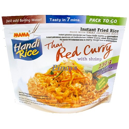 Instant Rice with Red Curry Shrimp 80 g - MAMA :: Pinoys.eu