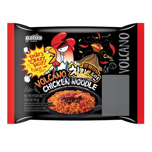 Volcano nudle kuřecí 140 g - Paldo