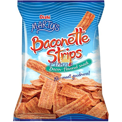 Marty's Baconette Strips - Bacon Flavored 90 g - Oishi