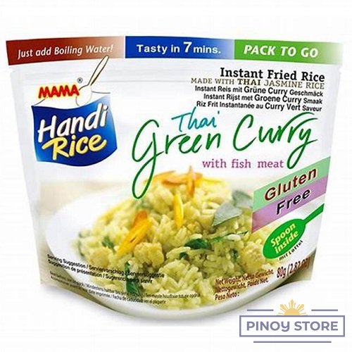 Instant Rice with Green Curry Fish 80 g - MAMA