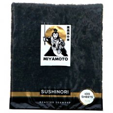 Yaki Nori, Roasted Seaweed (19x21cm, 100 sheets) 250 g - Miyamoto