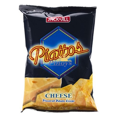 Chipsy se sýrovou příchutí Piattos 85 g - Jack & Jill's