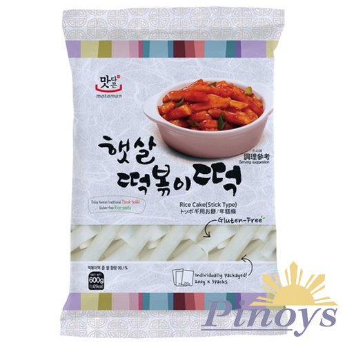 Korejské rýžové koláčky Topokki 600 g - Matamun
