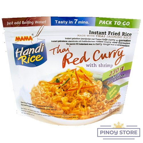 Instant Rice with Red Curry Shrimp 80 g - MAMA