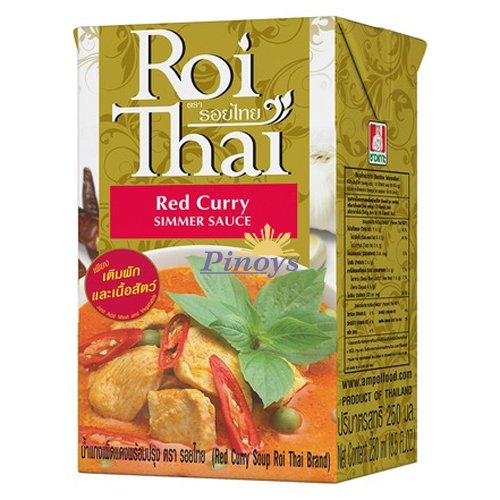 Red curry sauce 250 ml - Roi Thai