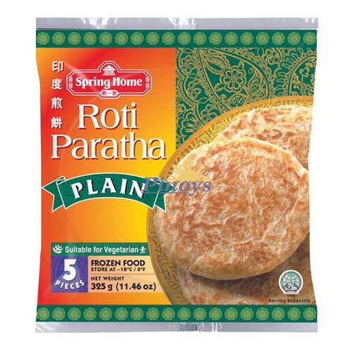 Roti paratha slané placky 325 g - Spring home