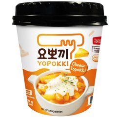 Korejské rýžové sýrové koláčky Topokki 120 g - Yopokki