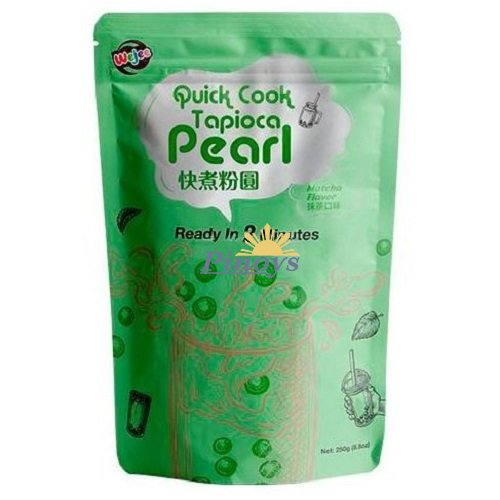 Rychlovarné tapiokové perly s příchutí Matcha 250 g - Wejee