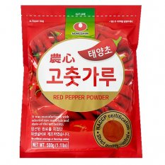 Korean Fine Chili Powder for seasoning and kimchi, Gochugaru 500 g - Nongshim