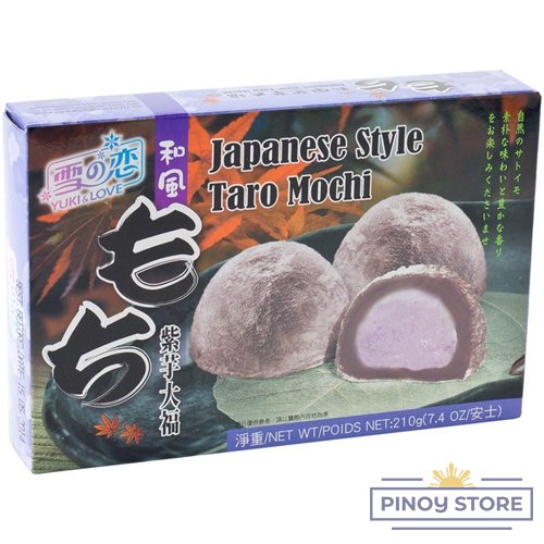 Rýžové koláčky Mochi s náplní z kořene taro 210 g - Yuki & Love