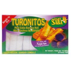 Turonitos mini Sweet Potato Rolls - Purple yam 454 g - Golden Saba