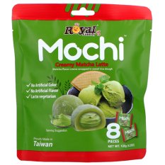 Krémové mochi s matcha latte příchutí 120 g - Royal Family