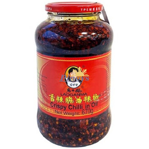 Křupavé cibulky v chili oleji 670 g - Lao Gan Ma
