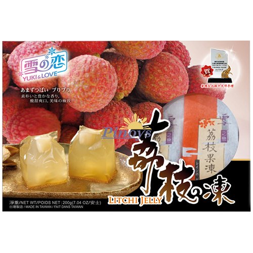 Lychee Jelly (4x50g) 200 g - Yuki & Love