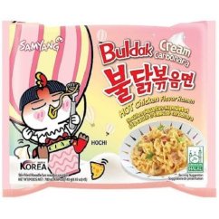 Nudle s příchutí pikantního kuřete Cream Carbonara 140 g - Samyang